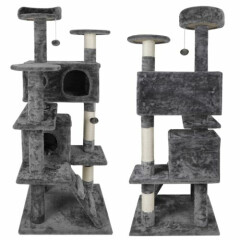 Activity Center Large Playing House 53" STURDY Cat Tree Tower Condo For Rest