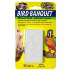 Bird Banquet Zoo Med Mineral Block Original Seed Formula Food 5oz