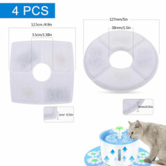Replacement Filter Pet Flower Cat Drinker Dog Drinker Automatic Cycle 4 Pack New