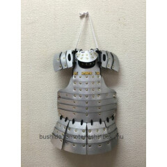 SAMURAI AGE Japanese YOROI Armor for Pets 3 Size S M L Hand Made Japan Silver