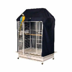 Universal 20" x 18" High Quality Play Top Bird Cage Cover, Black – 2018PT