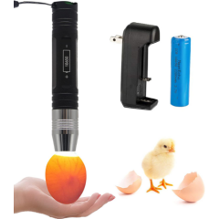 Teendake Bright Light Professional LED Egg Candler Tester Rechargeable Egg Candl