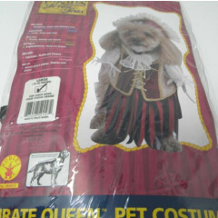 PIRATE QUEEN OF THE SEVEN SEAS Dress Dog Pet Halloween Costume Large