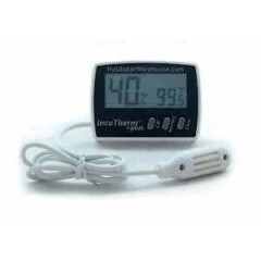 IncuTherm™ Plus Digital Thermometer/Hygrometer w Min/Max Memory & Remote Probe