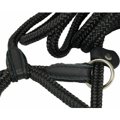 Dogs My Love Nylon Rope Slip Dog Lead Collar and Leash 4' Long NEW Size Medium