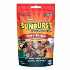 Higgins Sunburst True Fruits Gourmet Treats for Conures, Parrots & Macaws, 5 oz