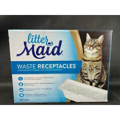 Waste Receptacles For Litter Maid Self Cleaning Litter Box 18 Count
