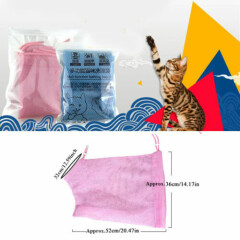 Pet Cat Grooming Washing Bath Bag Mesh Bag For Shower Cleaning Puppy Accessories