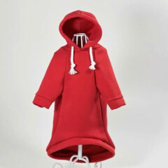 sphynx cat red cotton 2-legged hoodie size XS (brand new)
