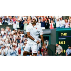 RARE NEW Roger Federer Uniqlo Wimbledon 2019 White Tennis Shorts Size XL!