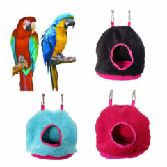 Pet Birds Parrot Nest Tent Hammock Cave Cage Round winter Warm Hanging Bed Swing