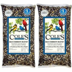 Cole's BR10 Blue Ribbon Blend Bird Seed, 10-Pound Bag, 2 Pack