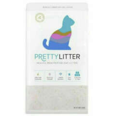 Pretty Litter Health Monitoring Cat Litter 8 LB BAG 2 Month Supply - NEW