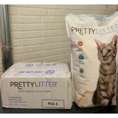 2-PRETTY LITTER HEALTH MONITORING CAT LITTER 6 POUND BAG NEW!!