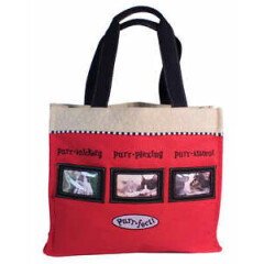 PET CAT CARRIER TOTE KITTY BAG PRODUCTS STRUDY CANVAS RED NEW DISPLAYS 3 PHOTO