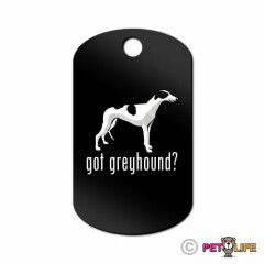Got Greyhound Engraved Keychain GI Tag dog english Many Colors