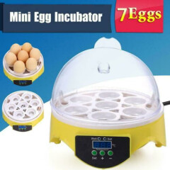 Automatic Digital 7/12/48/56 Egg Incubator Hatcher Turning Temperature E