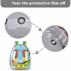 Transparent Cat Portable Bag Outdoor Pet Backpack Carrier Breathable Kitty Puppy
