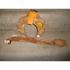 Hyde and EEK Cat LION TAIL & HEADBAND EARS Costume - One Size - New With Tags