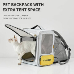 PETKIT Foldable Pet Cat Backpack Tent Dog Carrier Mesh Bag Breathable Travel Bag