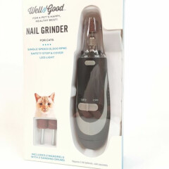 Well & Good WGNO2 Nail Grinder for Cats includes 2 Mandreld w/ Sanding Drums