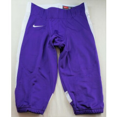 NIKE TEAM Men's Open Field Football Pants M L 3XL Purple White Swoosh Logo MP$70