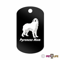 Great Pyrenees Mom Engraved Keychain GI Tag dog pyr Many Colors