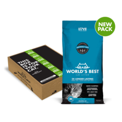 World's Best Cat Litter, Multiple Cat Lotus Blossom Scented, 32 Pounds