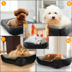 NEW Soft Warm Pet Bed Dog Cat Cozy Cushion Mats Washable Plush Bed XS S M L XL