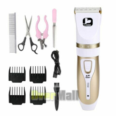 Pet Dog Cat Grooming Clippers Hair Trimmer Groomer Shaver Razor Quiet Clipper
