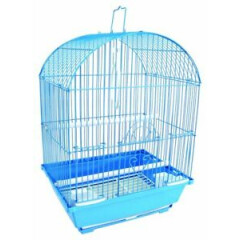 YML A1104BLU Round Top Style Small Parakeet Cage, 11 x 9 x 16