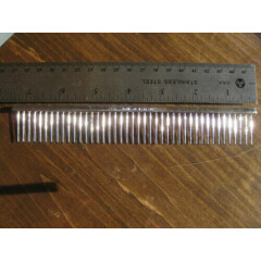 Pet Grooming Comb "Peak Made in England" 23mm Tooth Length x 186mm Shaft Length