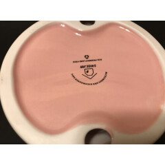 SWEEJAR Pink Ceramic Raised Cat Bowl Slanted Cat Dish Food/Water Bowl Elevated