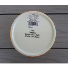 Target Ceramic Cat Treat Jar Yellow Fish Threshold Stoneware Canister Food Bowl