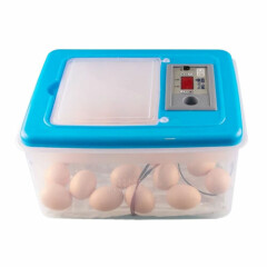 30-68x Chicke/Duck/Bird Eggs Egg Incubator Turner Goose Hatcher Heater 110V