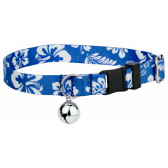 Country Brook Petz® Royal Blue Hawaiian Cat Collar