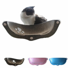 Cat Window Bed Sill Perch Seat Hammock Shelf Suction Cup Mounted Kitty Small 