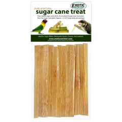 Sugar Cane Sticks (20) - Natural Sweet Treat - Sugar Glider, Parrot, Bird, More