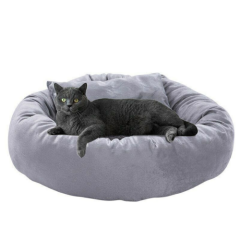 Winter Warm Cat House Round Sleeping Pads Egg Tart Shaped Cat Beds Pet Supplies