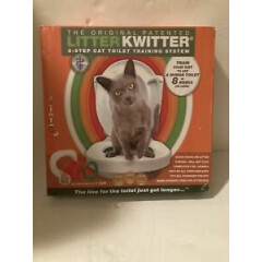 Litter Kwitter Cat Toilet 3 Step Training System New Open Box