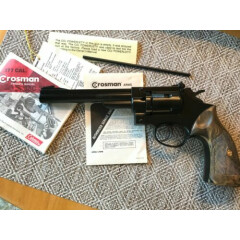 Crosman Model 38T Revolver Air Pistol, .177 Caliber, Holds and Shoots