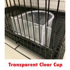 1 Case 6 of 24" Aviary Finch Bird Cages Breeding Flight With Center Divider BK