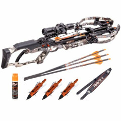 Ravin R20 430 FPS Crossbow + Broadheads - Qty 3, Shoulder Sling and String Fluid