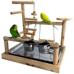 BIRD PERCH Play Stand for Birds Parrot Playstand Gym Playpen Ladder MRLI PET