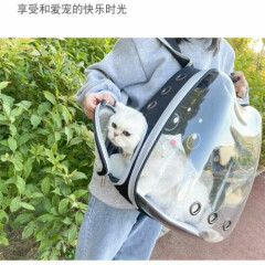 Portable Cat Carrier Bag Puppy Transparent Capsule Travel Backpack High Quality