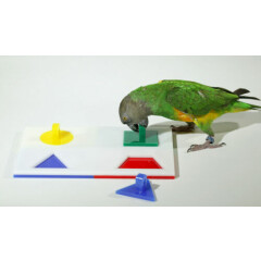 Birdie Puzzle - Medium 4 Shape Puzzle Trick Toy for Parrot - Free Shipping