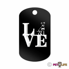 Love Miniature Pinscher Engraved Keychain GI Tag dog park Min Pin