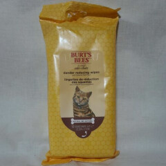 Burts Bees For Cats Natural Dander Reducing Wipes | Kitten and Cat Wipes 