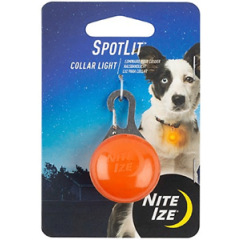 NITE IZE SpotLit LED Collar Light Orange