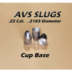 AVS Air Gun Slugs / Pellets 22 Cal (.2183 Diameter) Cup Base 20 - 34 gr. 120 Ct